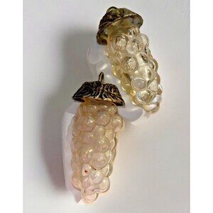 MCM Hanging Glass Grapes Replacement Salt & Pepper Shakers Price Import Vintage